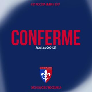 PRIME CONFERME PER LA STAGIONE 2024/25